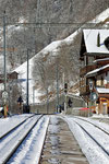 Schweizer-Eisenbahnen - Bahnhof Klosters Dorf