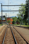 Schweizer-Eisenbahnen - Bahnhof Les Plantaz