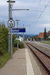 Schweizer-Eisenbahnen - Bahnhof Hallwil