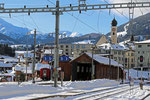 Schweizer-Eisenbahnen - Bahnhof Disentis