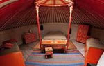 sleeping in a yurt in france