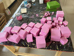 "Pink Tower" - Rosa Turm in Produktion