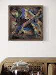 Impression 60 (Gold rim) (30 x 30 x 4)