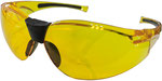Model #321-A Safety Spectacles CE EN166 Certificated, UV Lens in Amber