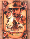 Julian Glover, Isla Blair, Vic Armstrong & Wendy Leech (Indiana Jones)