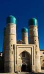 Chor-Minor Madrassah is a 19th century charming and picturesque structure situated northeast from Lyab-i Hauz. The name means “four minarets” in Tajik, but this interesting little site with four towers was actually a gatehouse of a medressah.