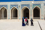 This Shaybanid mosque is comparable witn Temuricl cathedral mosques in Samarkand and Herat. It is behind Bibi-Khanym Mosque in Samarkand in number of structures, but, its area of 130 x 80 m surpasses the last one