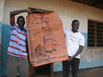 Using sketch map for wash training in Kwakoa Primary School