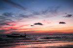 Coucher de soleil sur Otres Beach (Cambodge)