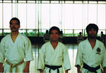 SKISF-Sommerlager Locarno 15.7.- 20.7.1985, Sensei Kawasoe (A), Sensei Miura (I), Sensei Koga (CH)