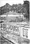 Rekawinkel, Niederösterreich, Historischer Bahnhof, Baubeginn der "Kaiserin Elisabeth Westbahn" 1856.