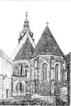 Maria Anzbach, Niederösterreich, Wehrkirche und Karner, 15. Jhd.