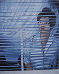 "Zena Marshall" in 007 jagt Dr. No, Acryl- und Ölfarbe auf Leinwand, 100 x 80 cm, Februar 2015