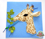 Sew on a small branch with the leaves.