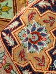 ESFAHAN wool&silk パルデサイズ　 HAGHIGHI ハギギ工房 70Raj HENDCIヘンデシ（幾何学模様）デザイン