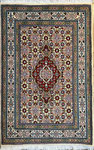 MASHHAD　MUD　wool&silk ポシティサイズ　90ｘ60