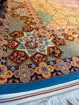 ESFAHAN wool&silk 2x3 F・HAGHIGHI ハギギ工房 60Raj HENDCI（幾何学模様）デザイン