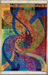 QUM silk 89x61  BAHRAM 工房　　No:RX-055