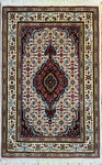 MASHHAD　MUD　wool&silk ポシティサイズ　90ｘ60