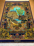 QUM silk ザロニムサイズ  ASHRAF 工房　 風景　鳥