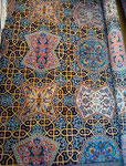 ESFAHAN WOOL&SILK HAGHIGHI ハギギ工房 9㎡　HENDECI幾何学模様デザイン　OLD
