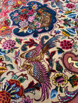 TABRIZ wool&silk 60Raj  ALI MASSANE工房 とても美しい希少な絨毯 360ｘ360 円形