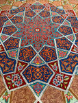 ESFAHAN wool&silk パルデサイズ　 HAGHIGHI ハギギ工房 70Raj HENDCIヘンデシ（幾何学模様）デザイン