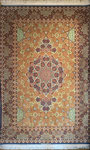 ESFAHAN wool&silk パルデサイズ　 HAGHIGHI ハギギ工房 70Raj HENDCIヘンデシ（幾何学模様）デザイン