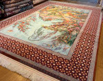 ESFAHAN wool&silk   HAGHIGHI　ハギギ工房　草木染めドザールサイズ70Raj　16ヘフト
