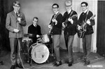THE CONCORDS 1964 vlnr: Bram de Croo - Arnold Vanhijfte - Danny Benjaminsz - Wim Philipsen - Diederick Benjaminsz