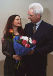 2009 mit Autor Herbert Rosendorfer nach der Premiere 