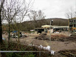 Recycling-Firma am Werk