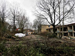 Schulhof-Blick am 3. Februar 2018