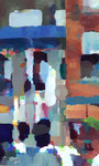 Urban Tapestry  12x20 oil on gallery profile canvas.      $480. CA   