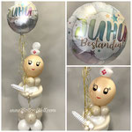 Luftballonfigur " Krankenschwester" ca. 80cm. Preis: 20,00€ Folienballon 8,00€