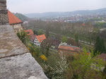 Blick vom Schloss