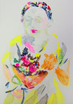 "記憶の絵4-1"  watercolor,acrylic,paper 15.8×22.7cm,2014