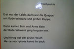 Froschgedicht