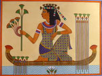 Ägypterin, sitzend, 36x46