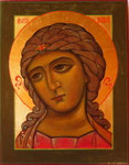 Engel Gabriel (Engel mit goldenen Haaren) 20x25