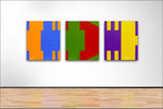 Speiseraum, Beck Energy, Kolitzheim, Öl auf Leinwand, je 120 x 100 cm