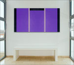 Treppenhaus, Architekturbüro Rüttger, Melsungen, Öl auf Leinwand, 110 x 210 cm