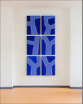 Speisesaal, Diakom, Kassel, Acryl auf Holz, 200 x 100 cm