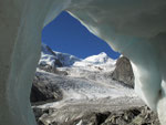 Castor im Eisrahmen auf der Monte Rosa-Hüttentour. 