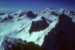 Die hohen Walliser mit Alphubel 4206 m im Zentrum