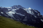 Jungfrau 4158 m mit Silberhörner 3695 m