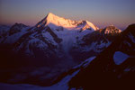 Weisshorn 4505 m im Morgenlicht