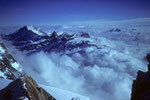 4554m-Aussicht auf die Viertausender im Norden