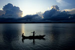 Abendstimmung am Nuwara Wewa