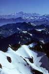 Blick zum Mont Blanc 4807 m  - Tele -